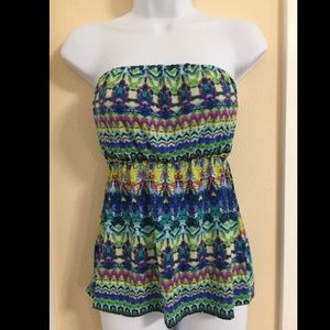 Self Esteem Sleeveless Colorful Top